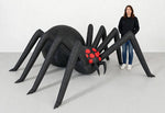 12ft Long Black Inflatable Spider — Loomi Holidays oversized Halloween yard inflatable with built-in LED lighting (5 of 12) 5