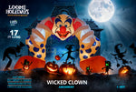 13ft Clown Inflatable Archway — Loomi Holidays oversized Halloween inflatable archway with built-in LED lighting (8 of 10) 8
